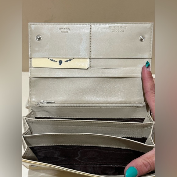 Prada Rubino (Gold) Madras Long Wallet *please read* - Picture 5 of 12